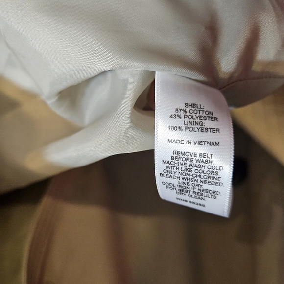 EXPRESS trench coat with belt Size XS - Picture 10 of 10